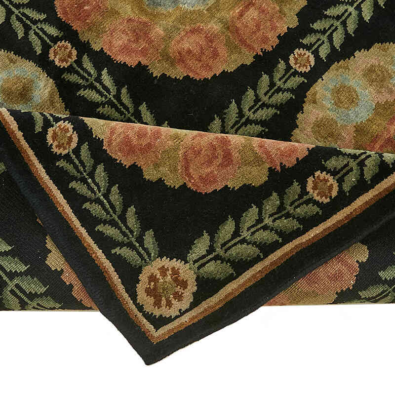New Hand-Knotted Wool Oushak Rug - K0082418