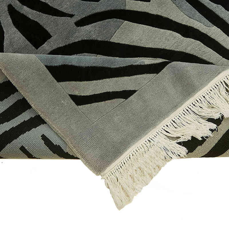New Contemporary Hand-Knotted Rug - K0082419