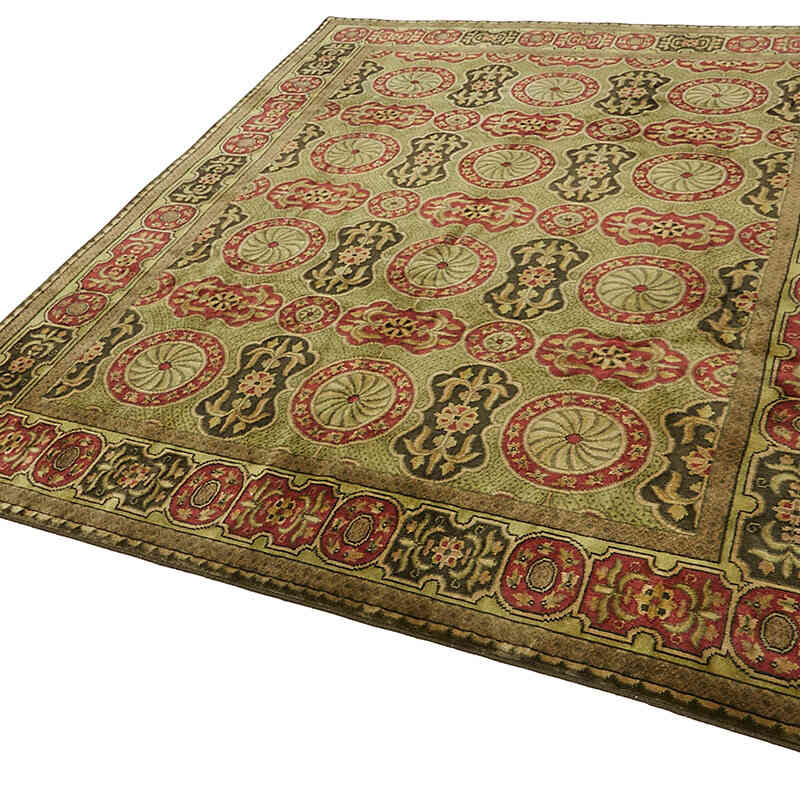 Nueva Alfombra Oushak Tejida a Mano - K0082424