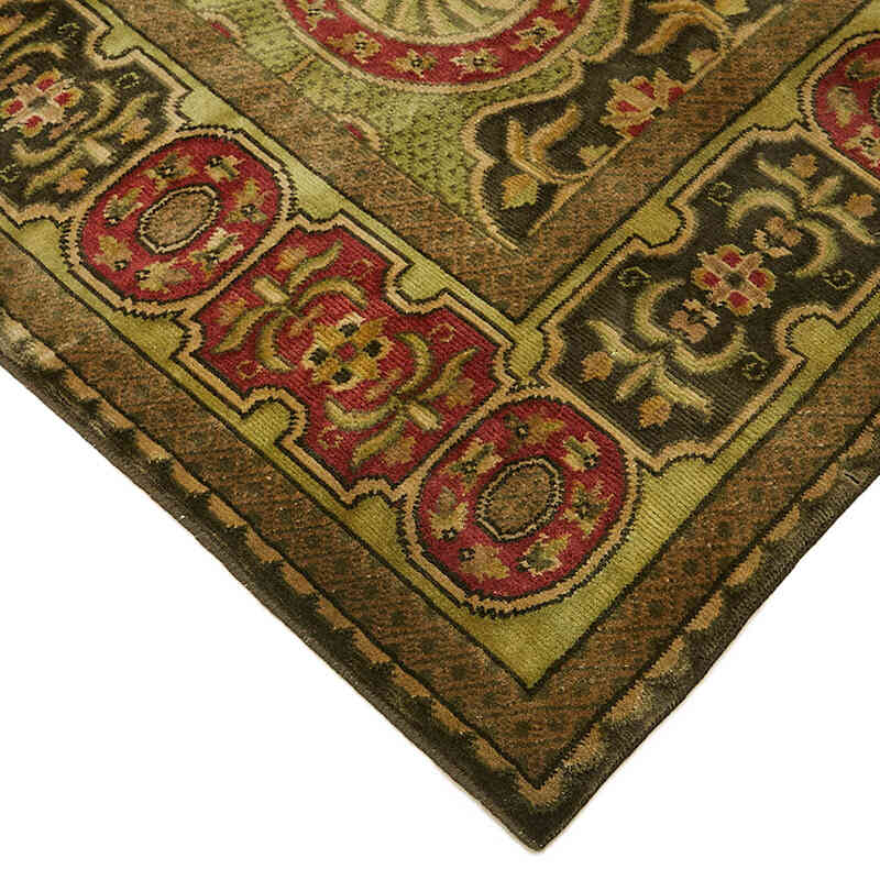 Nueva Alfombra Oushak Tejida a Mano - K0082424