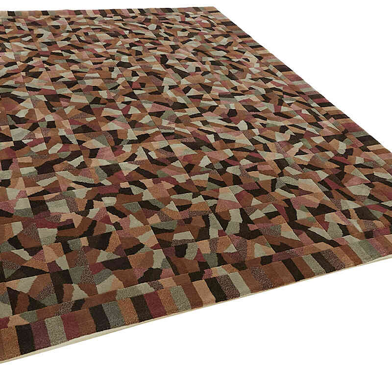 New Contemporary Hand-Knotted Rug - K0082426