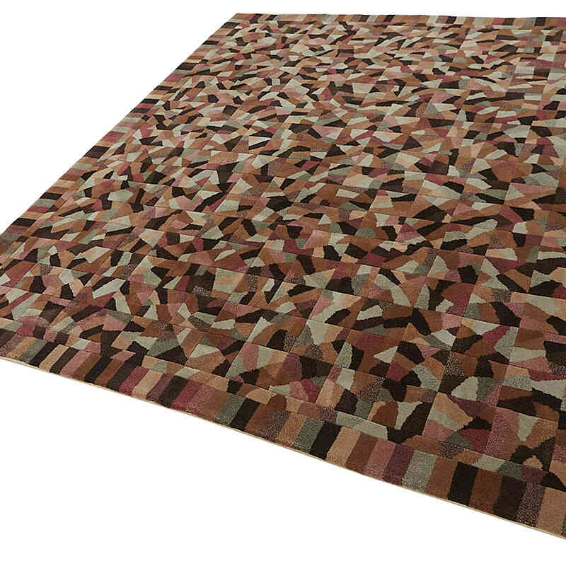 New Contemporary Hand-Knotted Rug - K0082426