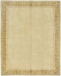 New Hand-Knotted Wool Oushak Rug