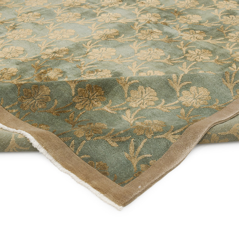 New Hand-Knotted Wool Oushak Rug - K0082428
