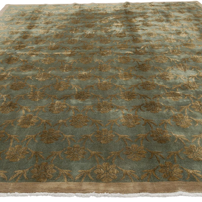 New Hand-Knotted Wool Oushak Rug - K0082428
