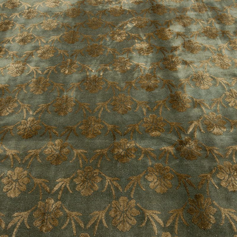New Hand-Knotted Wool Oushak Rug - K0082428