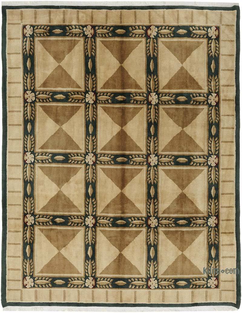 New Hand-Knotted Wool Oushak Rug - K0082430