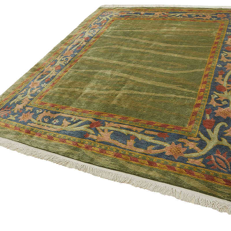 Nueva Alfombra Oushak Tejida a Mano - K0082431