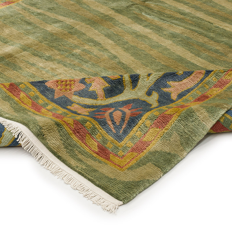 New Hand-Knotted Wool Oushak Rug - K0082431
