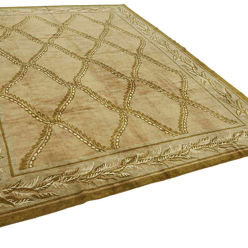 Nueva Alfombra Oushak Tejida a Mano - K0082432