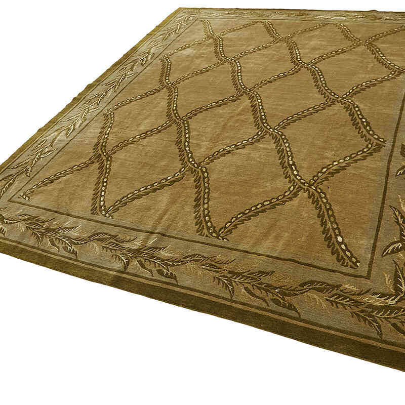 Nueva Alfombra Oushak Tejida a Mano - K0082432