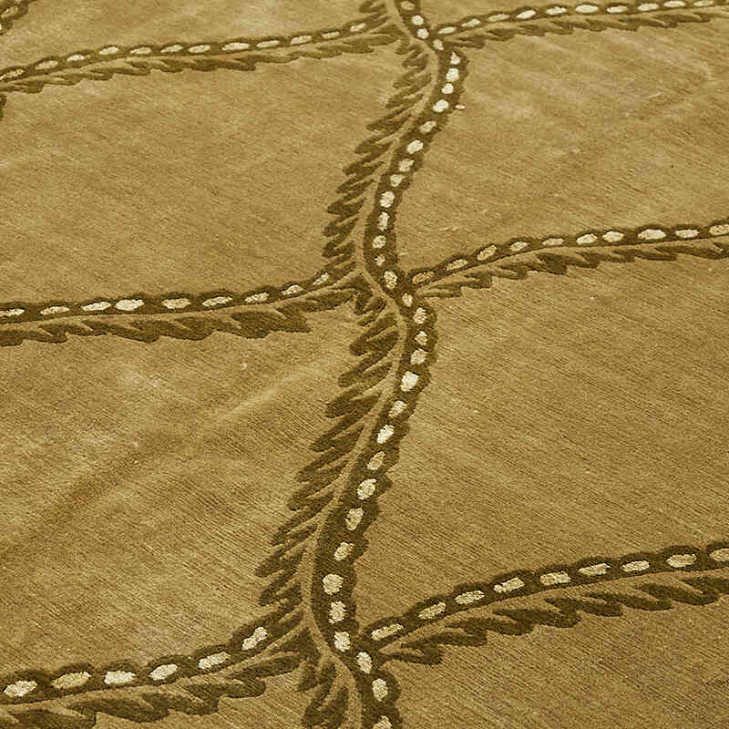 Nueva Alfombra Oushak Tejida a Mano - K0082432