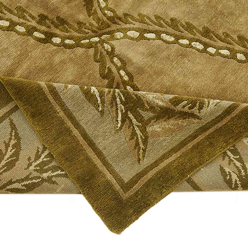 Nueva Alfombra Oushak Tejida a Mano - K0082432