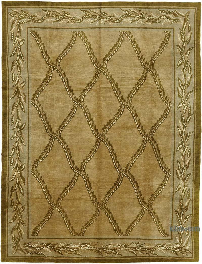 Nueva Alfombra Oushak Tejida a Mano - K0082432