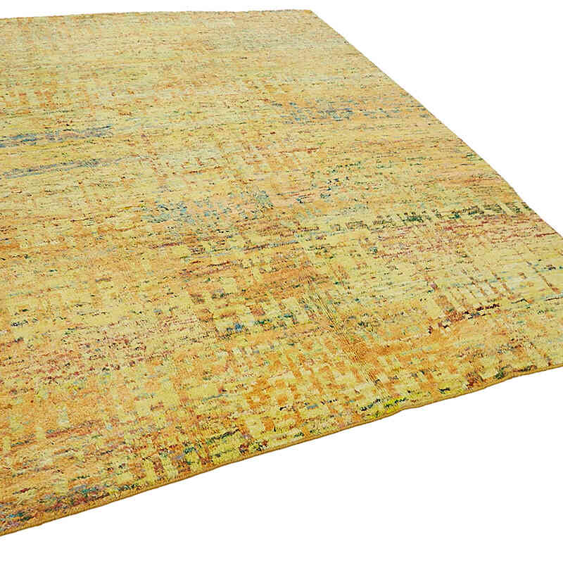 New Contemporary Hand-Knotted Rug - K0082433