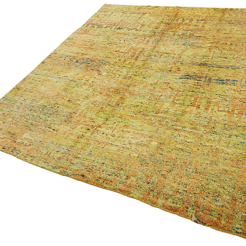 New Contemporary Hand-Knotted Rug - K0082433