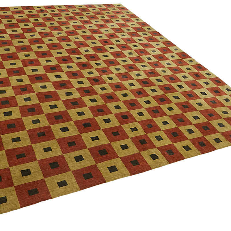 New Contemporary Hand-Knotted Rug - K0082434
