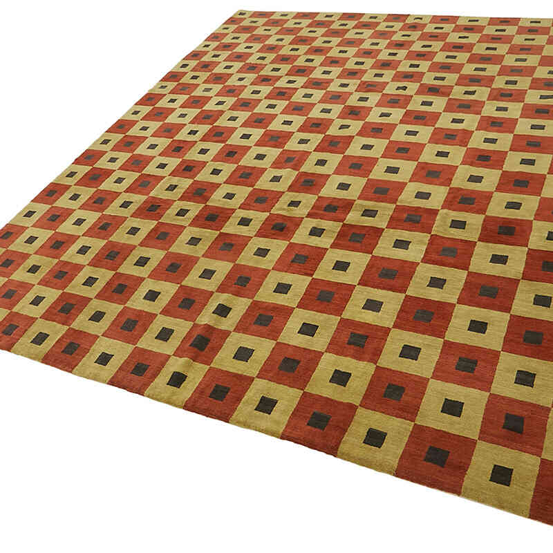 New Contemporary Hand-Knotted Rug - K0082434