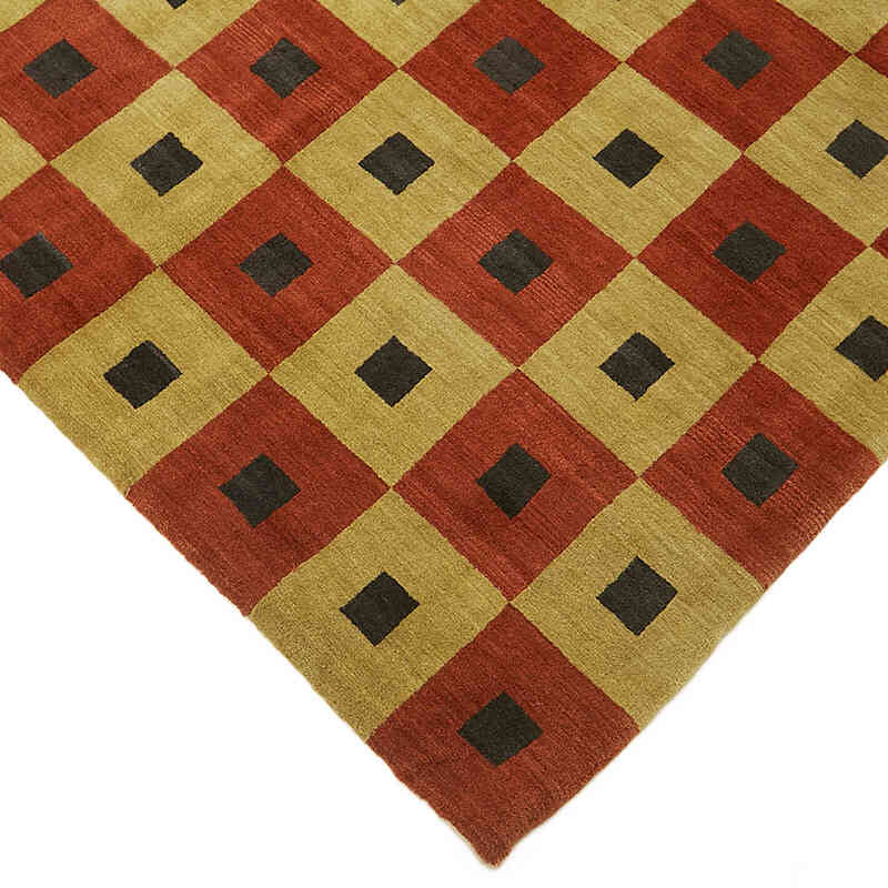 New Contemporary Hand-Knotted Rug - K0082434