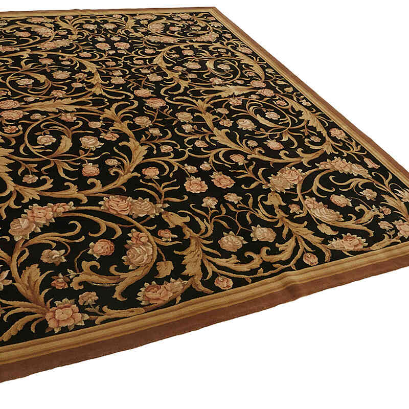 New Hand-Knotted Wool Oushak Rug - K0082435