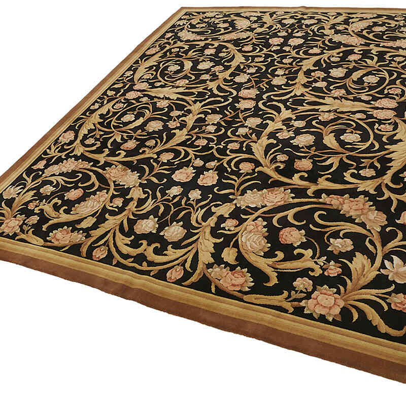 New Hand-Knotted Wool Oushak Rug - K0082435