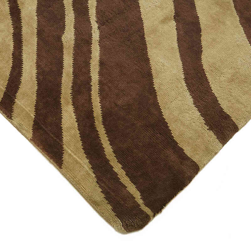 New Contemporary Hand-Knotted Rug - K0082441