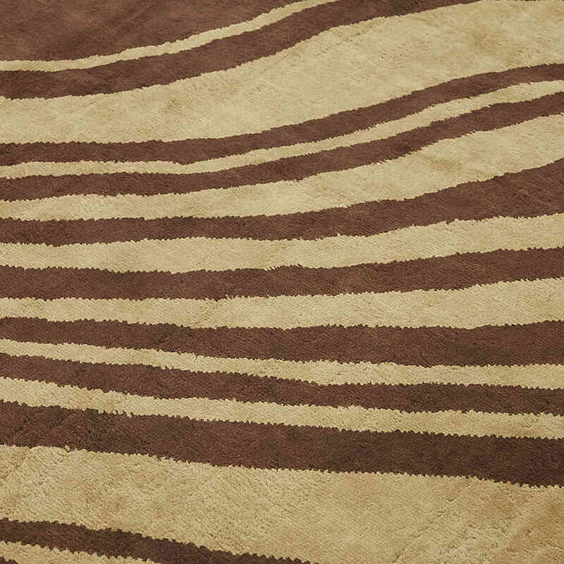 New Contemporary Hand-Knotted Rug - K0082441