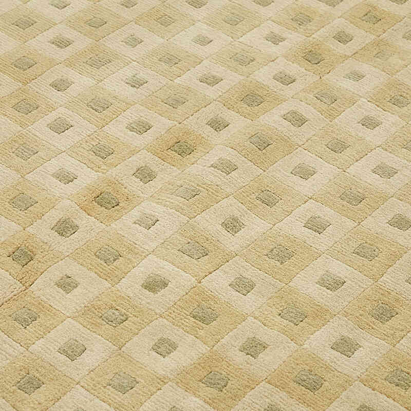 New Contemporary Hand-Knotted Rug - K0082443
