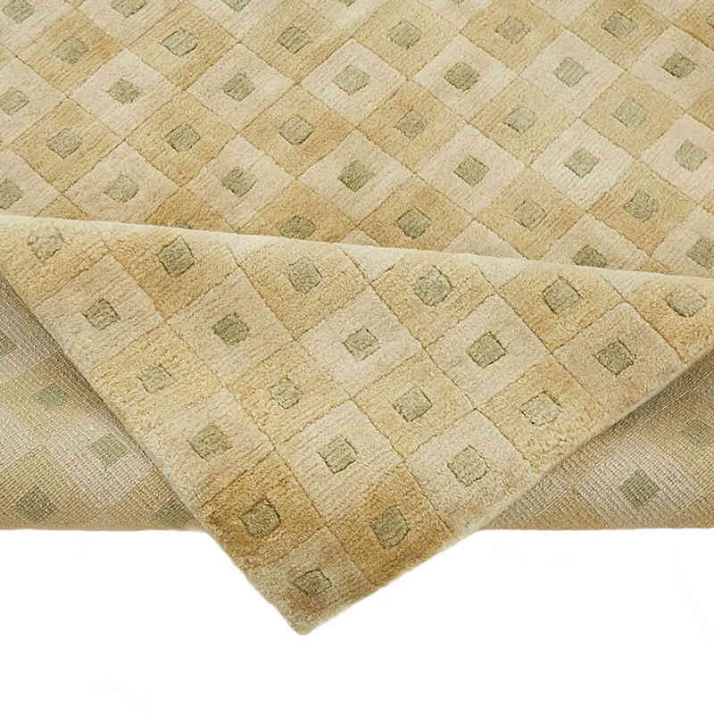 New Contemporary Hand-Knotted Rug - K0082443