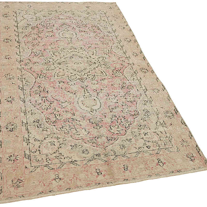 El Dokuma Vintage Halı - 115 cm x 204 cm - K0082614