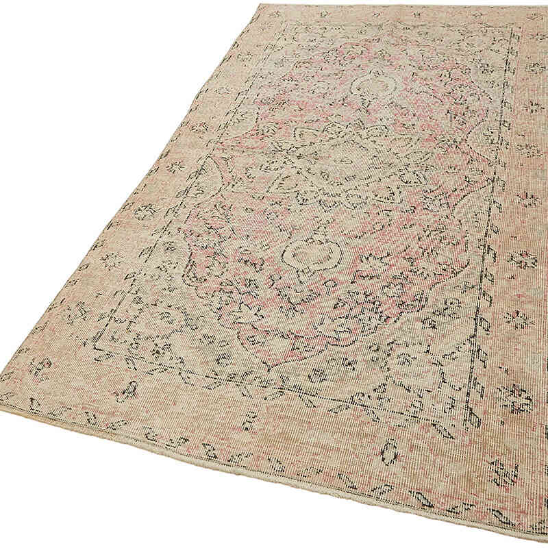 El Dokuma Vintage Halı - 115 cm x 204 cm - K0082614