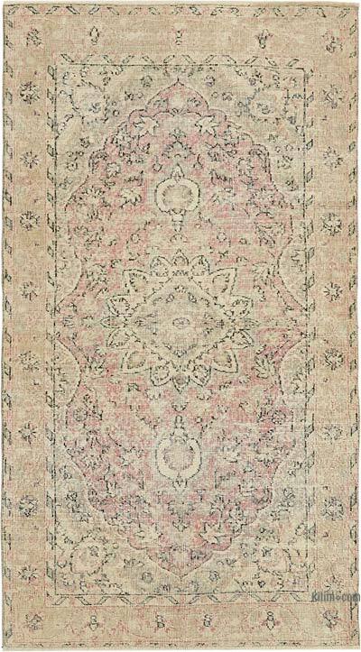 Alfombra Vintage Turca Anudada a Mano - 115 cm x 204 cm