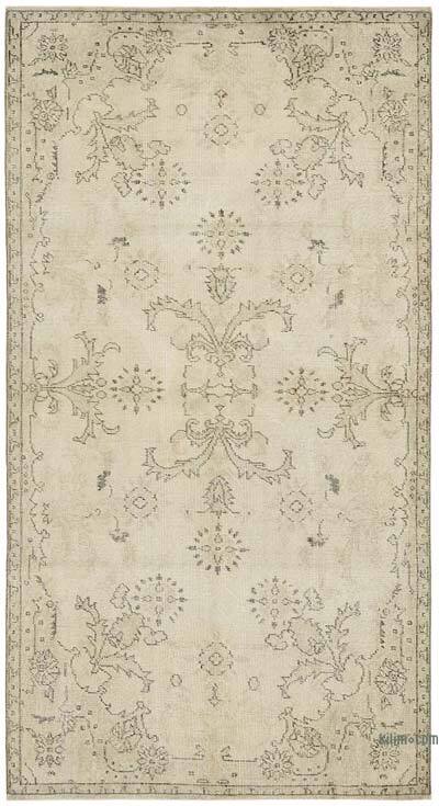 Alfombra Vintage Turca Anudada a Mano - 114 cm x 208 cm