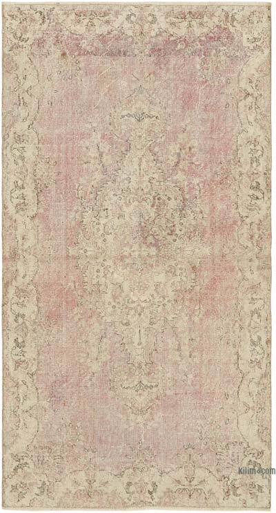 Vintage Turkish Hand-Knotted Rug - 3' 8" x 6' 10" (44" x 82")