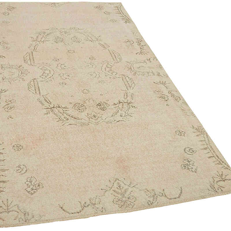Vintage Turkish Hand-Knotted Rug - 3' 11" x 7'  (47" x 84") - K0082618