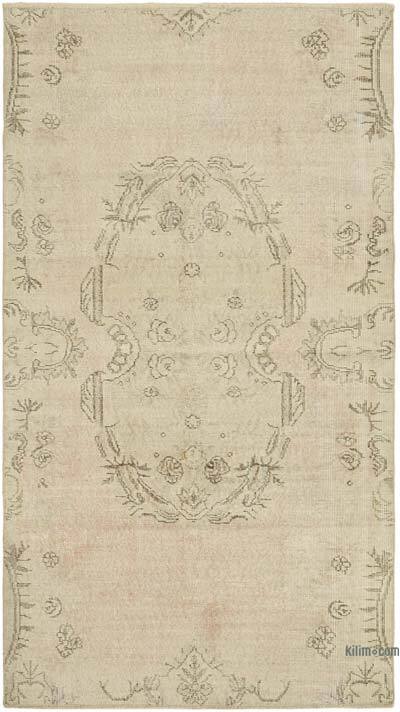 Vintage Turkish Hand-Knotted Rug - 3' 11" x 7'  (47" x 84")