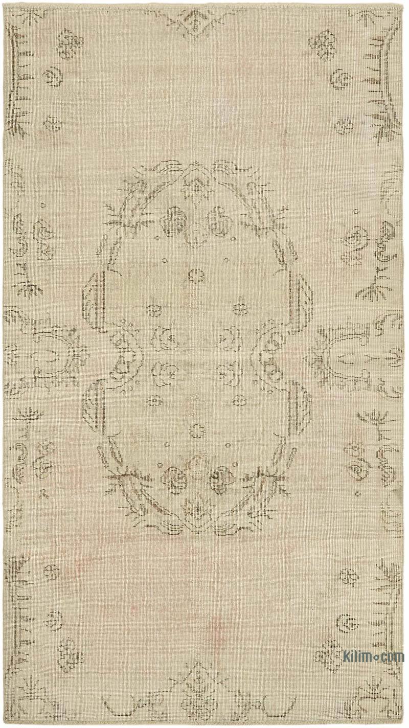 Vintage Turkish Hand-Knotted Rug - 3' 11" x 7'  (47" x 84") - K0082618