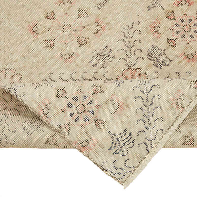 Alfombra Vintage Turca Anudada a Mano - 118 cm x 202 cm - K0082620