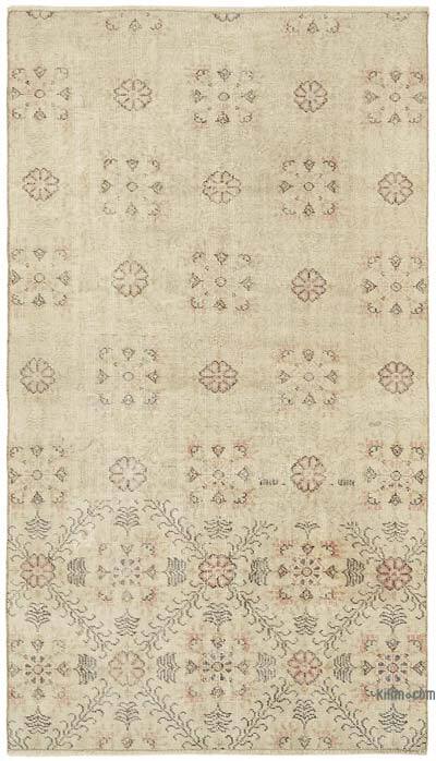 El Dokuma Vintage Halı - 118 cm x 202 cm