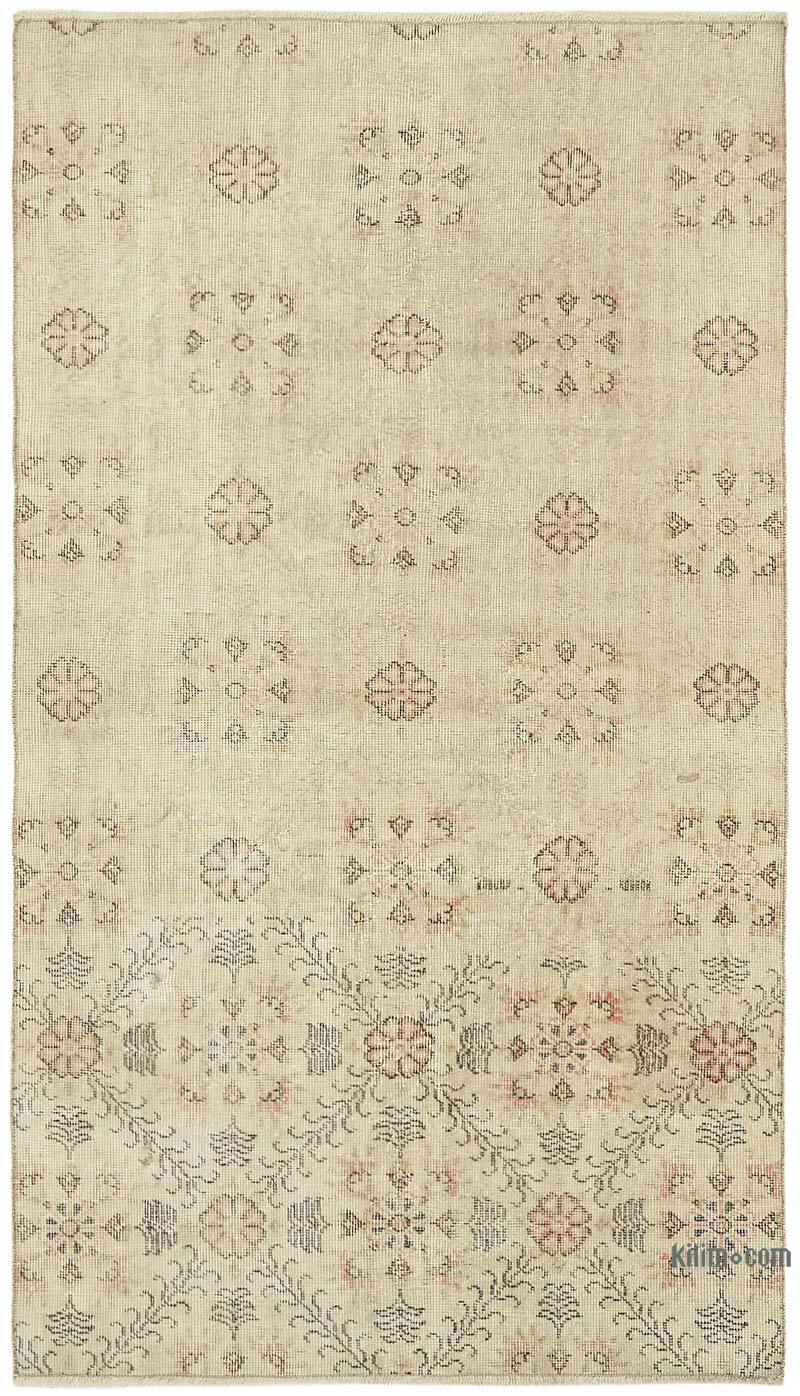 Alfombra Vintage Turca Anudada a Mano - 118 cm x 202 cm - K0082620