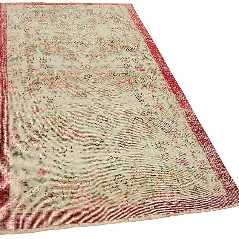 El Dokuma Vintage Halı - 106 cm x 194 cm - K0082621