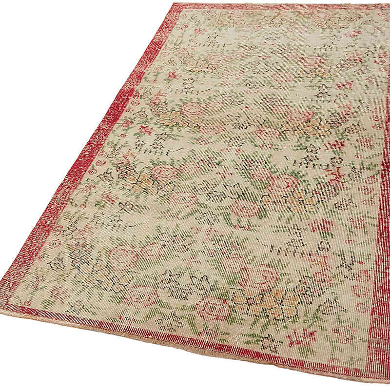 El Dokuma Vintage Halı - 106 cm x 194 cm - K0082621