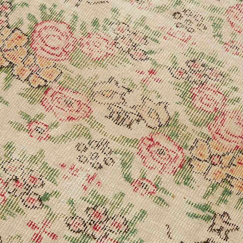 El Dokuma Vintage Halı - 106 cm x 194 cm - K0082621