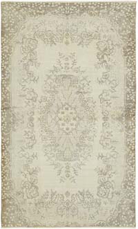 Vintage Turkish Hand-Knotted Rug - 3' 10" x 6' 5" (46" x 77")