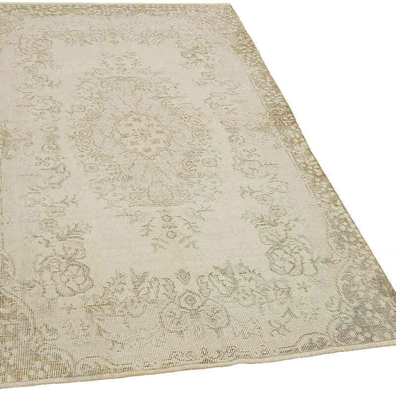 Alfombra Vintage Turca Anudada a Mano - 117 cm x 195 cm - K0082624