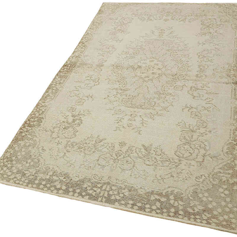 Alfombra Vintage Turca Anudada a Mano - 117 cm x 195 cm - K0082624