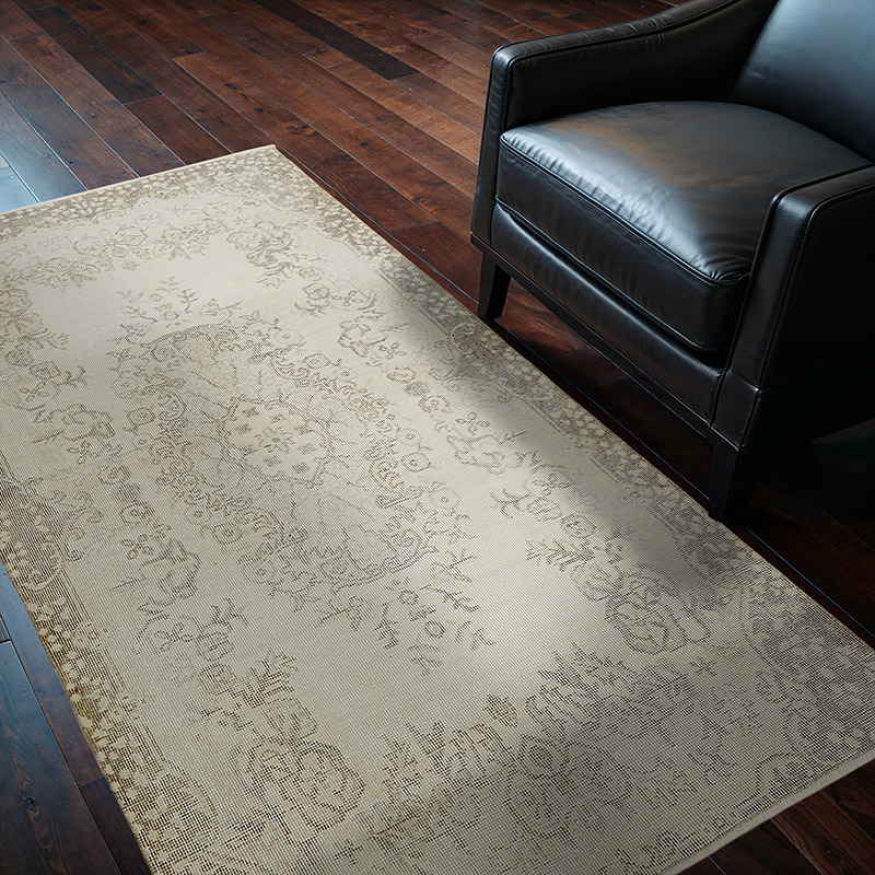 Vintage Turkish Hand-Knotted Rug - 3' 10" x 6' 5" (46" x 77") - K0082624