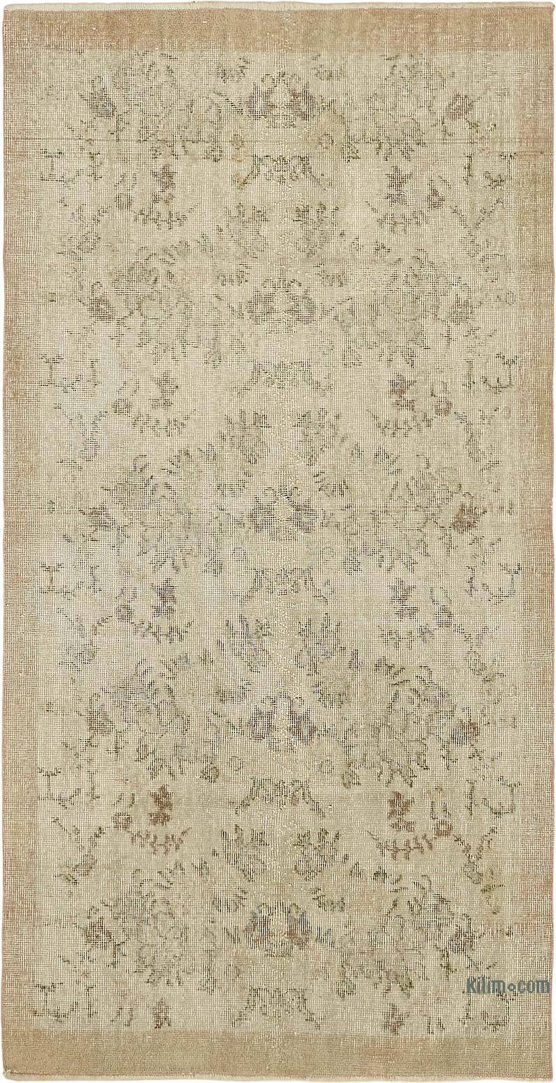 El Dokuma Vintage Halı - 104 cm x 201 cm - K0082625