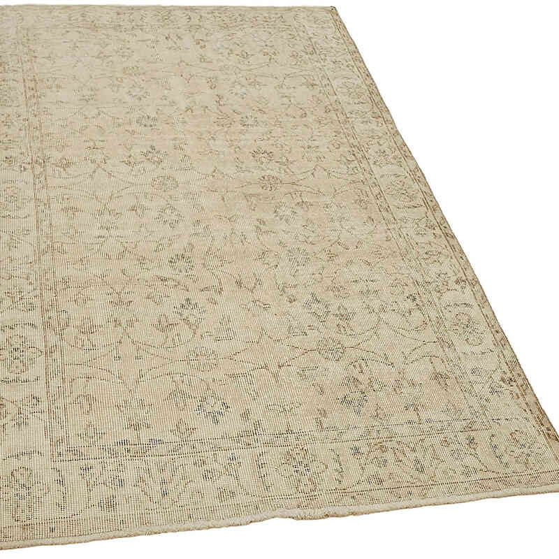 Alfombra Vintage Turca Anudada a Mano - 116 cm x 191 cm - K0082626