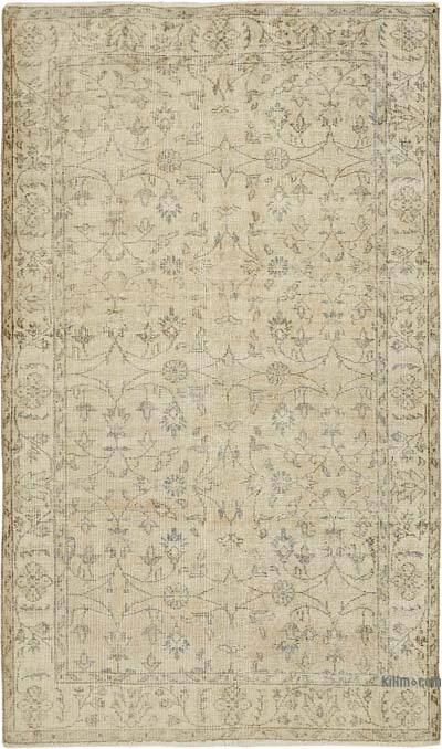 Alfombra Vintage Turca Anudada a Mano - 116 cm x 191 cm